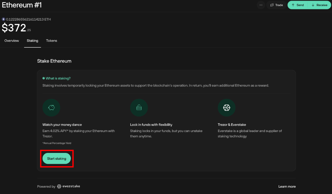 Trezor’da Nasıl Stake Yapılır?