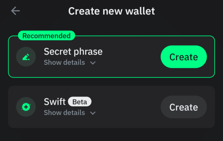 Trust Wallet Yeni Cüzdan Oluşturma