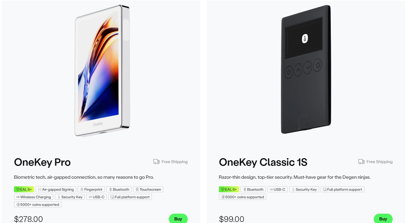 onekey cüzdan