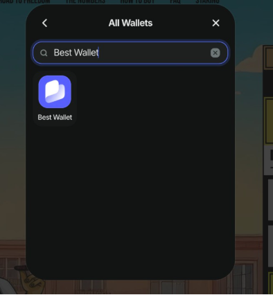 Best Wallet ile Uyumlu Token Satın Alın
