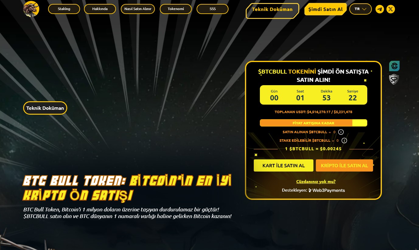 En Çok Artış Beklenen Coinler Arasında Yer Alan BTC Bull Token İncelemesi