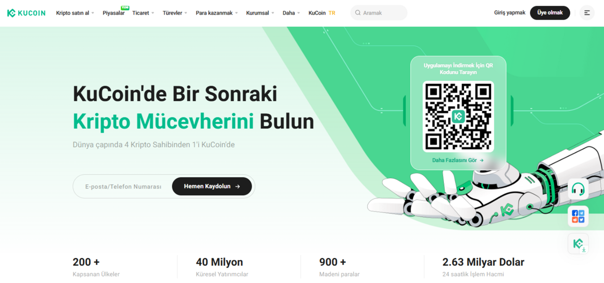 KuCoin - en iyi kripto borsası
