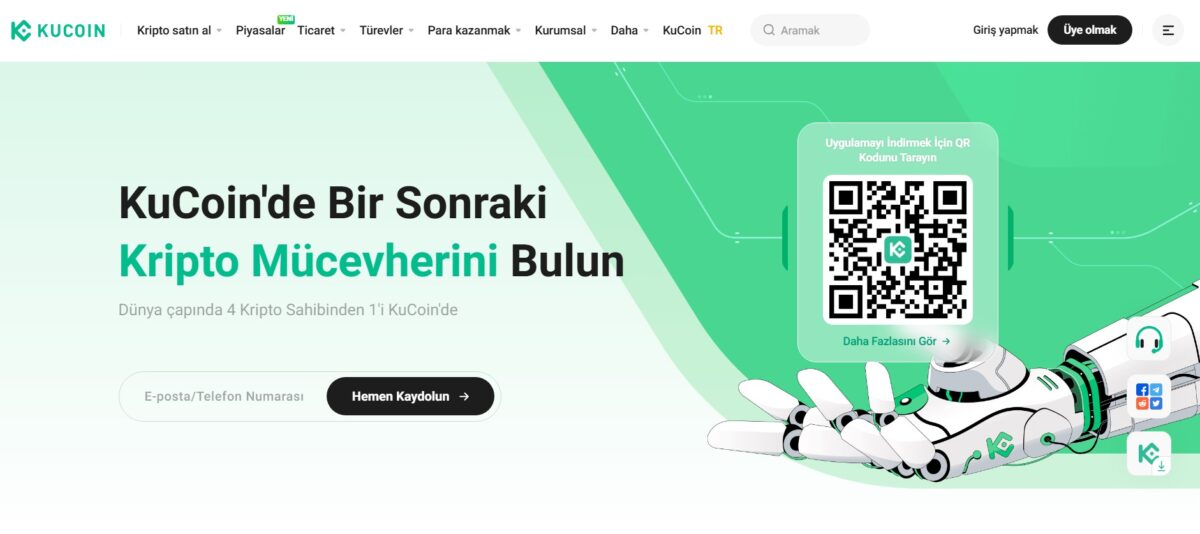 kucoin - türk kripto borsaları