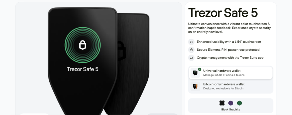 Pudgy Penguins cüzdanları: Trezor Safe5