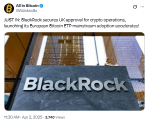 BlackRock’un FCA Onayı, İngiltere Merkezli Kripto Şirketlerine Umut Olabilir
