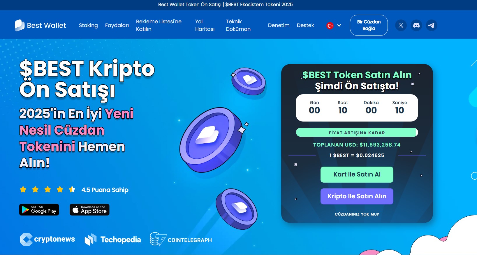Gelecek Vadeden Coinler Arasında Yer Alan Best Wallet Token İncelemesi