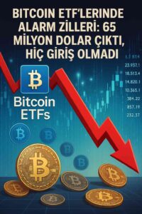 Bitcoin ETF'lerinde Alarm Zilleri: 65 Milyon Dolar Çıktı, Hiç Giriş Olmadı!
