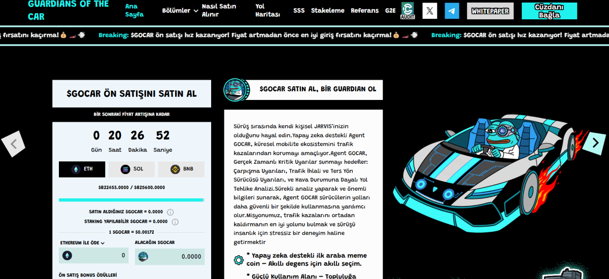 guardian of the car - geleceğin en iyi coinleri