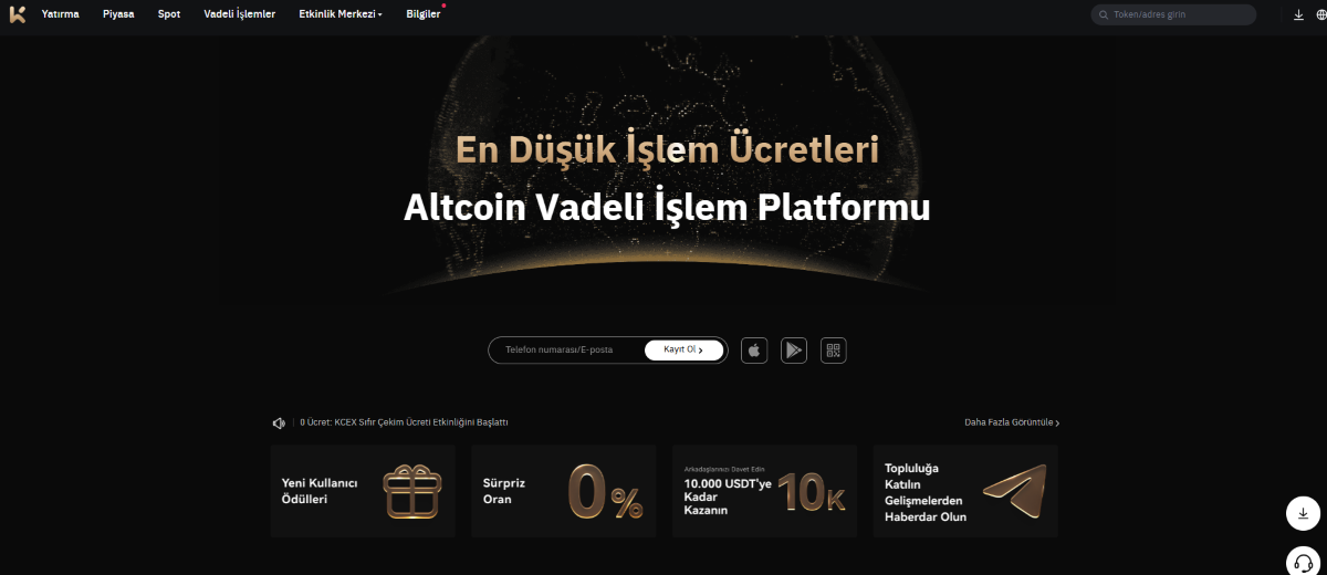 KCEX -kripto bonus kodları