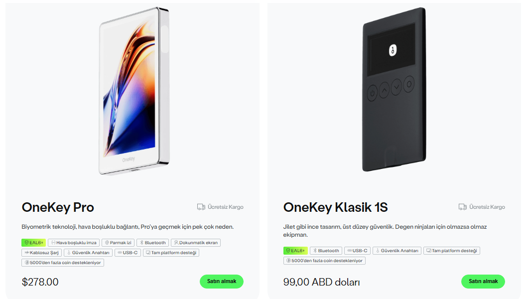 OneKey Cüzdan