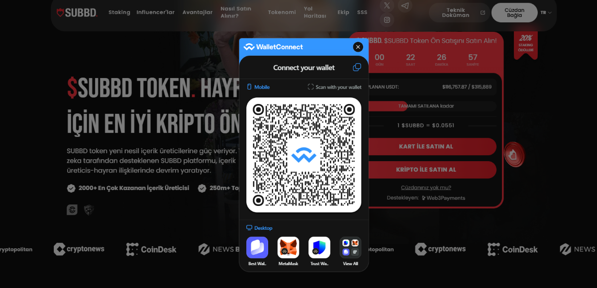 best wallet cüzdan bağlama