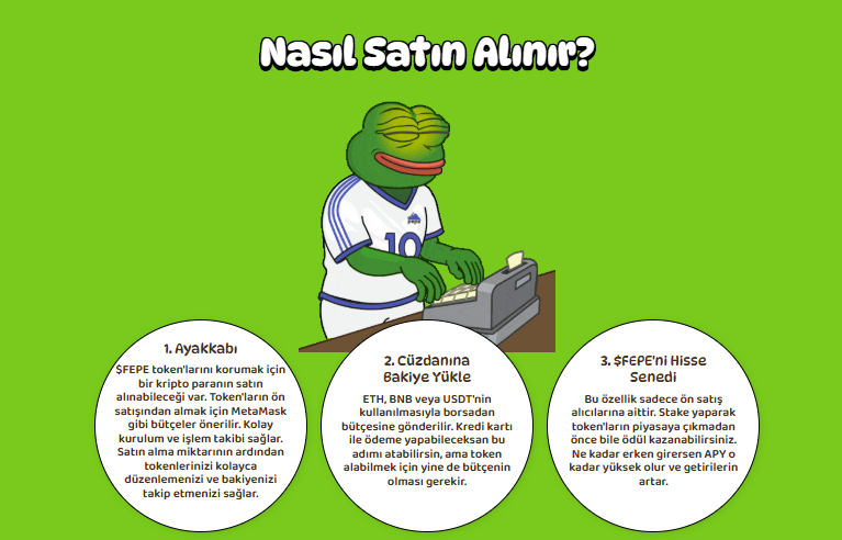 Fantasy Pepe'de $FEPE Stake Edin