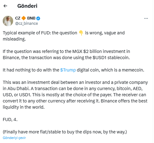 Trump Coin Algısı Yanıltıcıydı