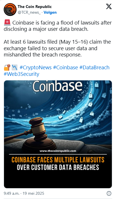 Coinbase İlk Kez Mi Suçlanıyor?