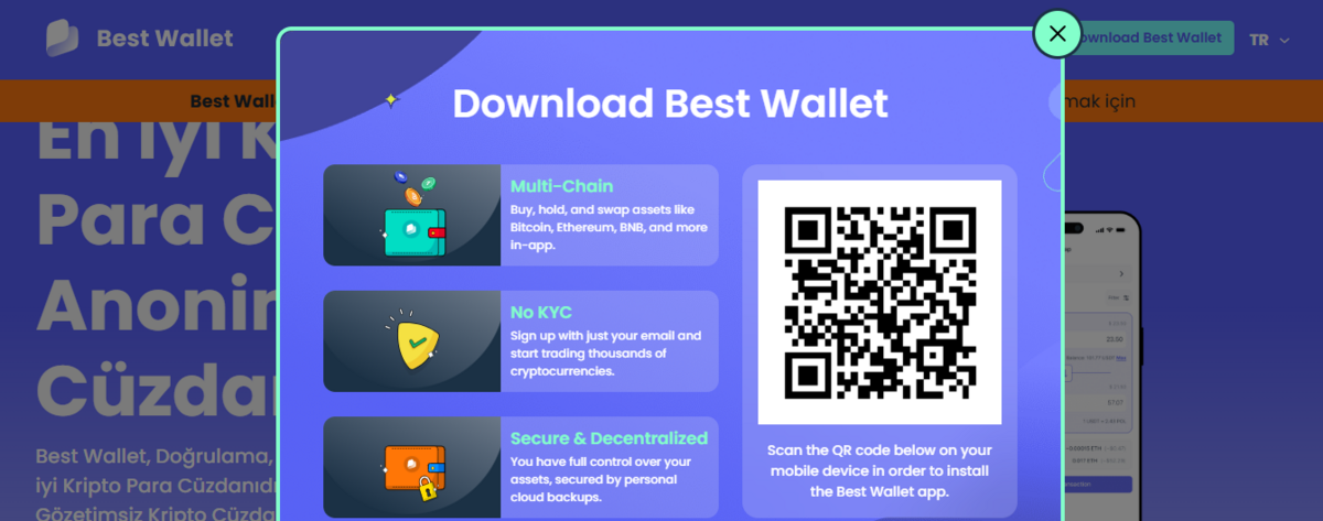 Leo Token nasıl alınır - Best Wallet Kurulumu