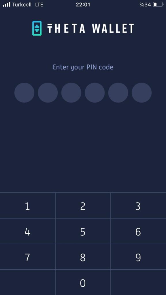 Theta Network cüzdanı kurulumunda Theta Wallet İsimlendirme