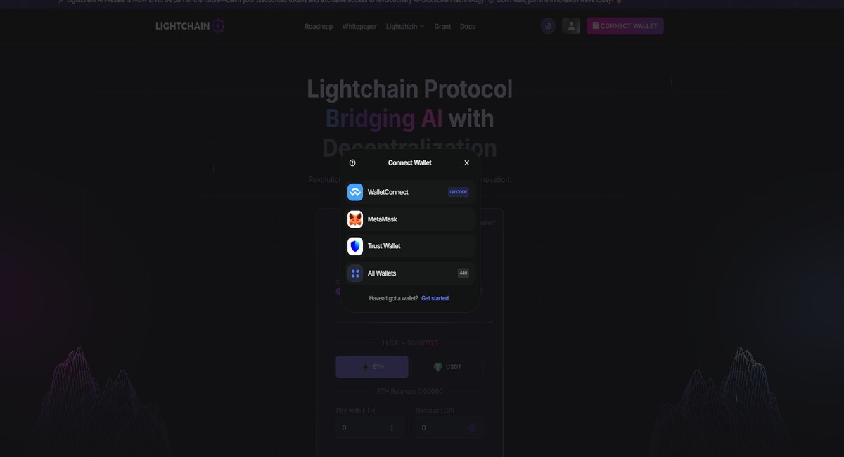 Lightchain AI ($LCAI) Satın Alma Adımları - Cüzdan Bağlama İşlemi