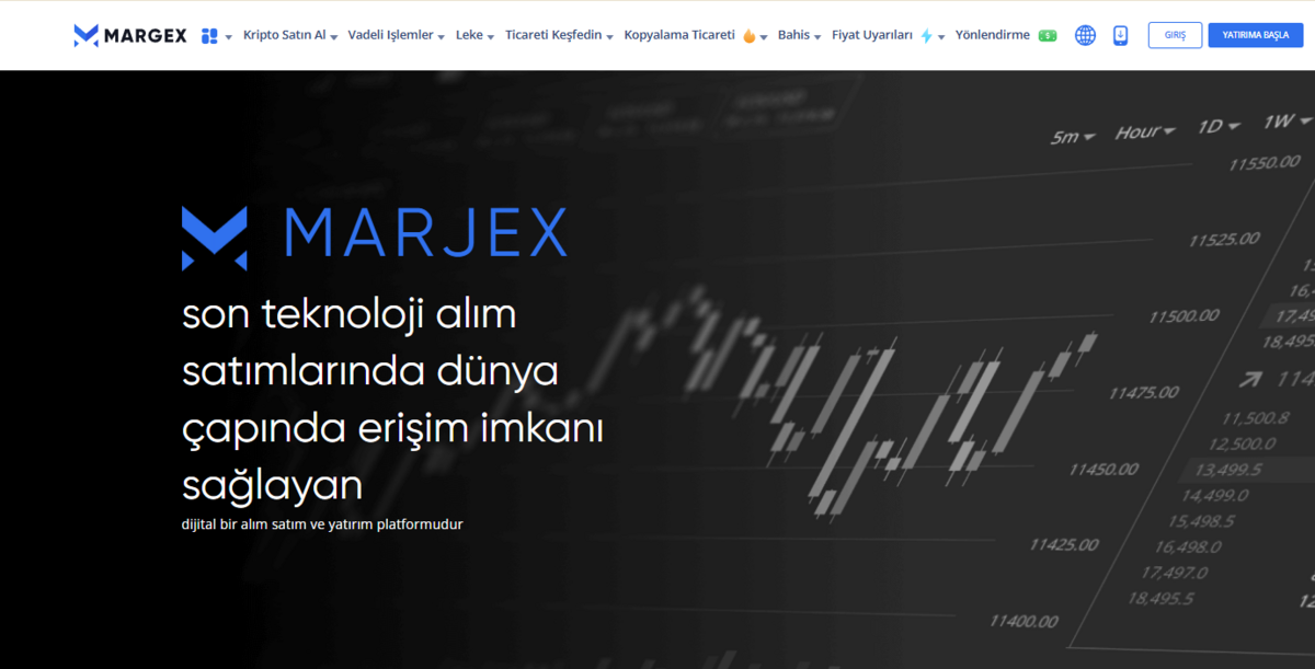 İtibari para kripto borsası seçeneği: MARGEX