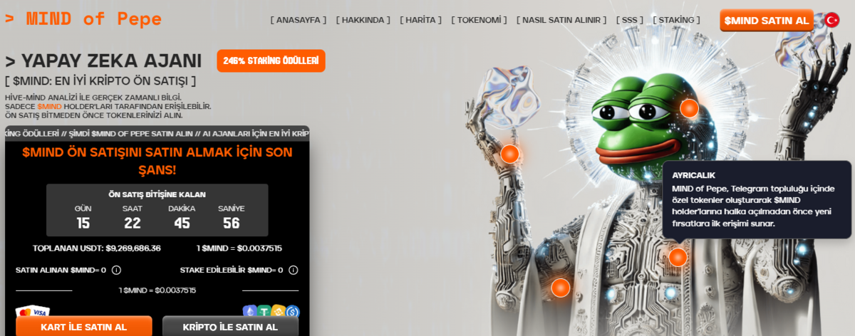 Web3 AI alternatif seçenekler - Mind Of Pepe