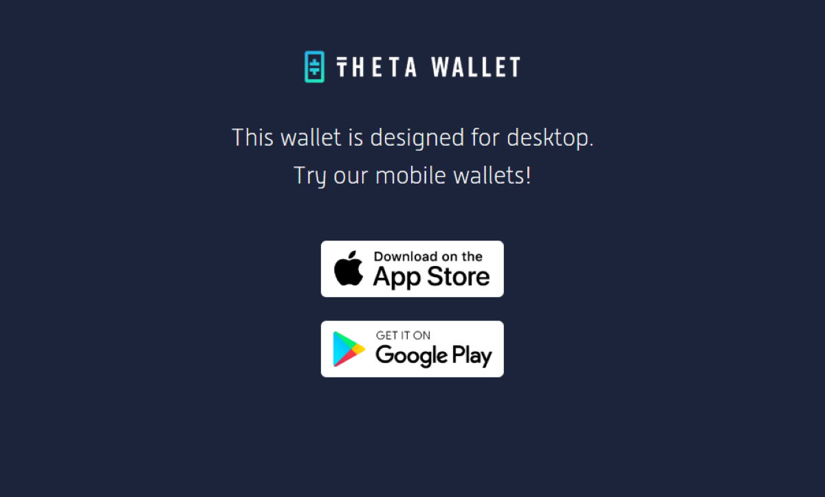 Theta Network cüzdanı için aradığınız adres: Theta Wallet Resmi Web Site