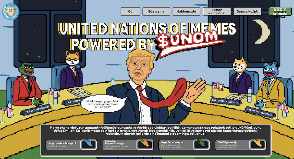 En iyi kripto paralar United Nations of Memes ($UNOM)