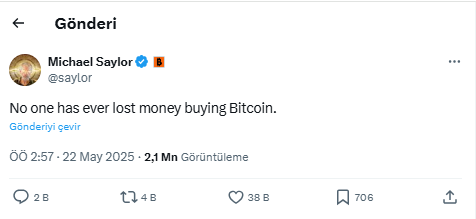 Michael Saylor x açıklaması