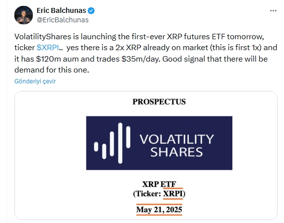 XRP'de Tarihi Hamle: ABD'nin İlk Vadeli ETF'si Geliyor, Fiyat 2,35 Doların Üstünde
