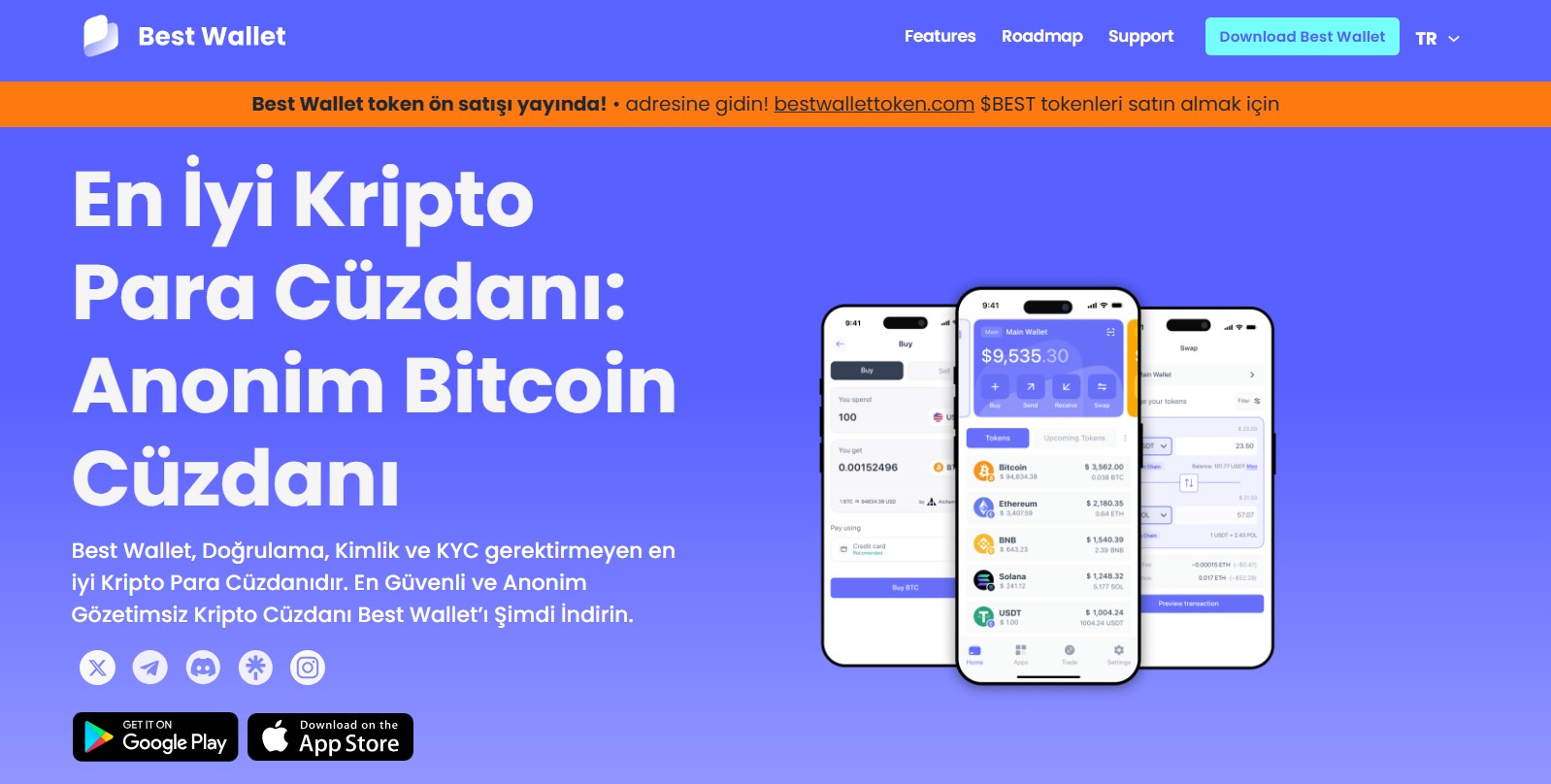 Best Wallet üzerinde nasıl işlem yapılır?