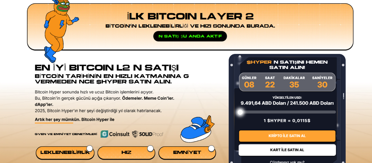 bitcoin hyper - yüksek riskli ve getirili kripto paralar