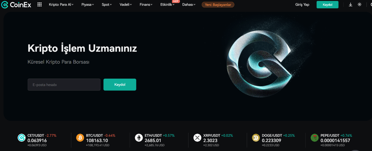 coinex - yeni başlayanlar için en iyi kripto borsaları