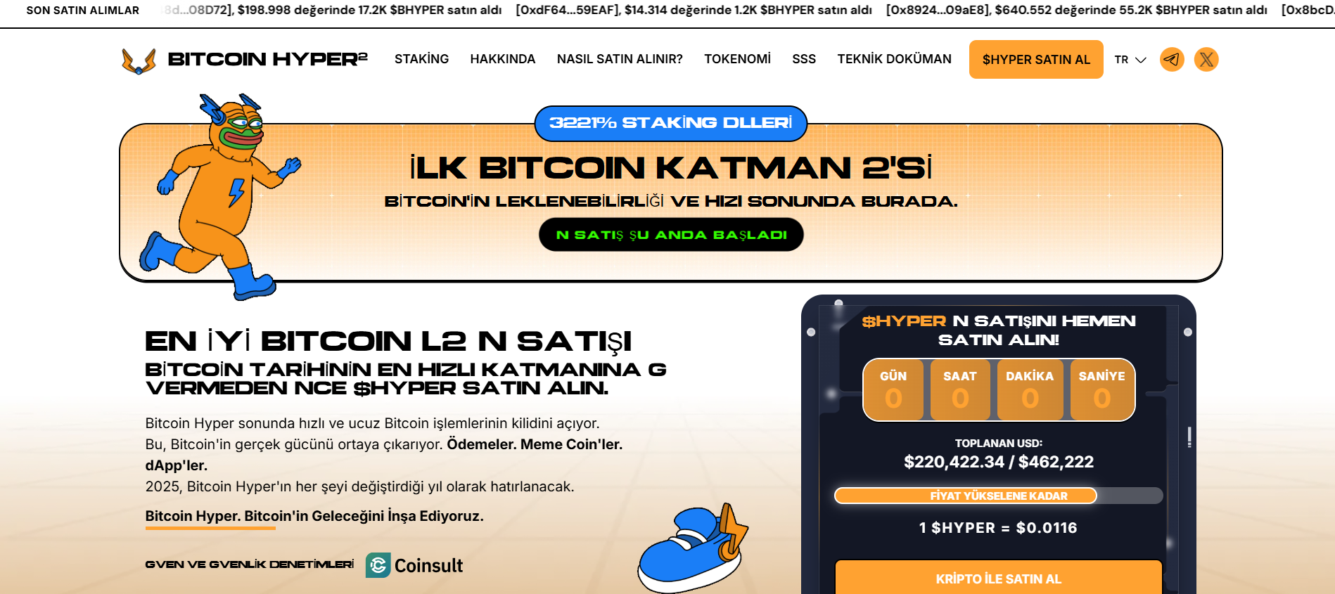 Yüksek Getiri Sunan Kripto Paralar Arasında Öne Çıkan Seçenek: Bitcoin Hyper