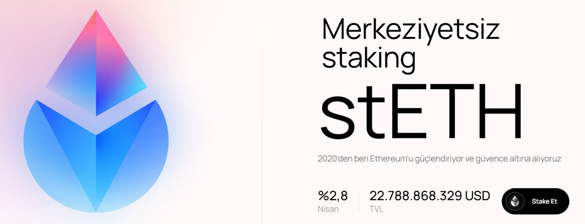 Lido liquid staking ile ETH staking coinleri elde edin