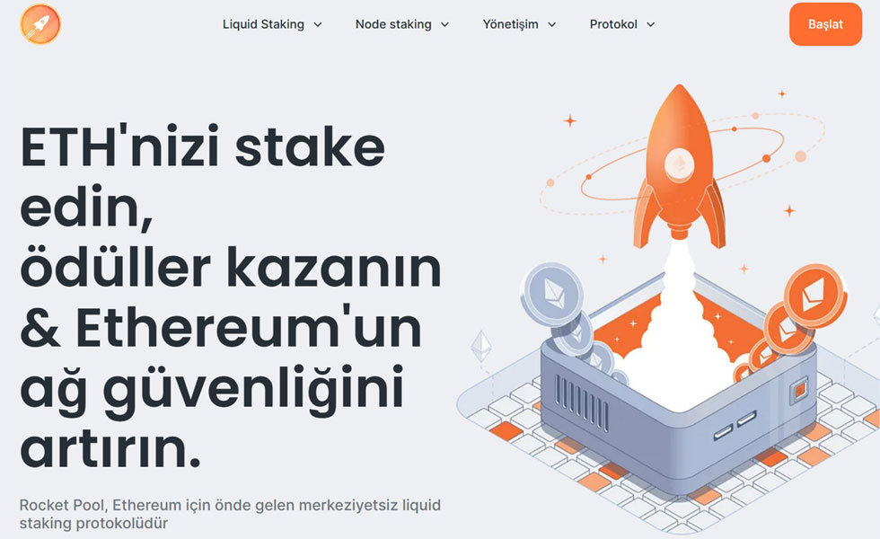 Rocket Pool, staking için en iyi DeFi projeleri arasında