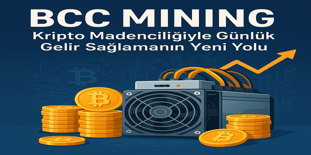 BCC Mining: Kripto Madenciliğiyle Günlük Gelir Sağlamanın Yeni Yolu