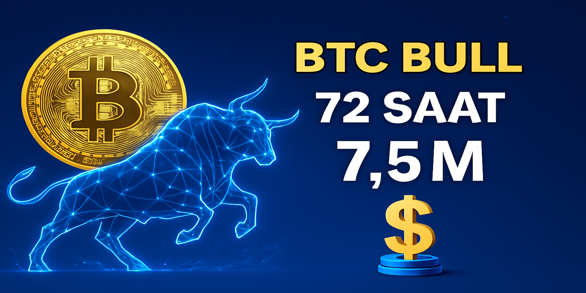 BTC Bull Token: 72 Saatlik Fırsat – Bitcoin Airdrop ICO’sunda 7.5 Milyon Dolar Toplandı