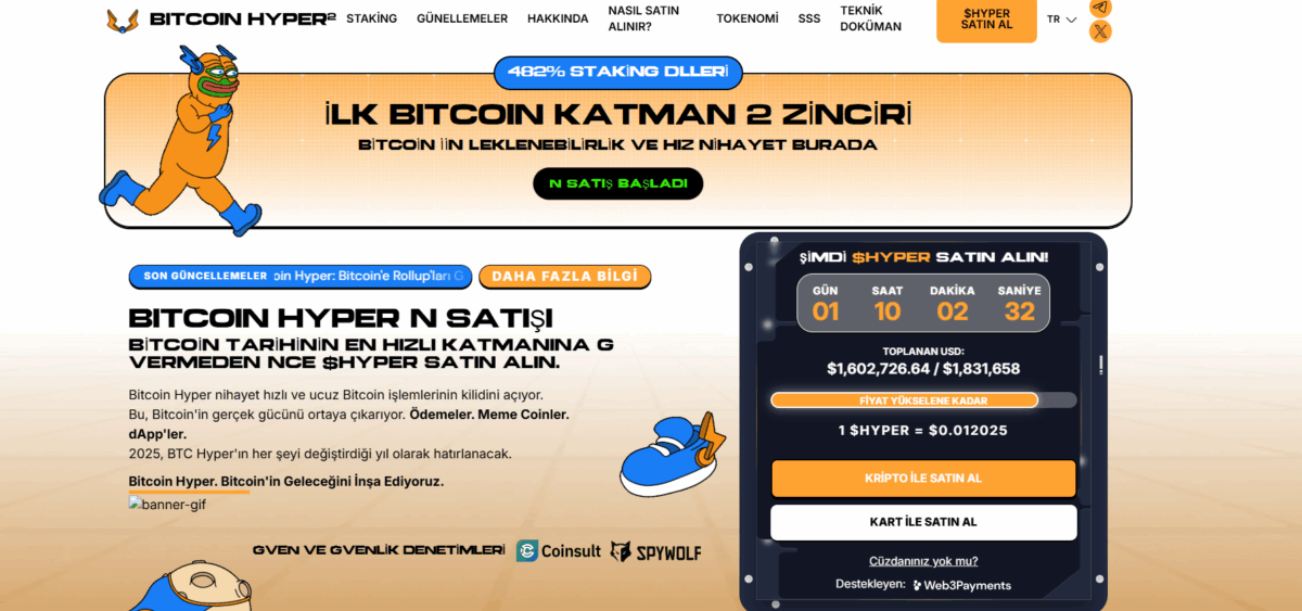 bitcoin hyper yükselecek coinler