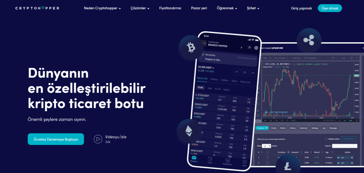 cryptohopper en iyi kripto arbitraj botu