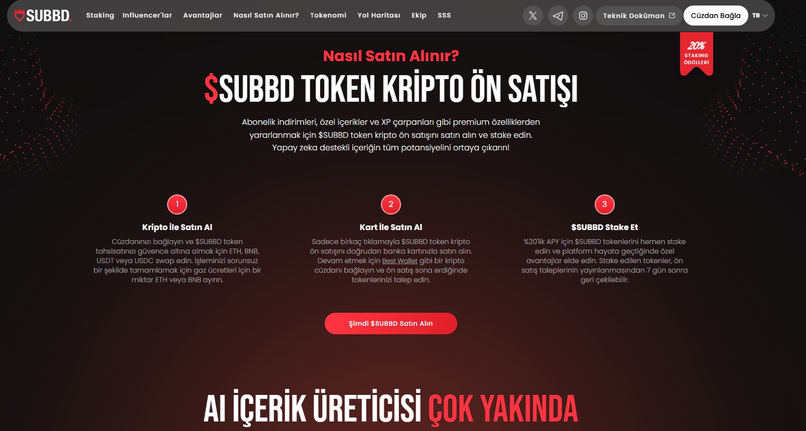 AI Destekli En Hızlı Yükselen Kripto Para Olmaya Aday SUBBD Analizi