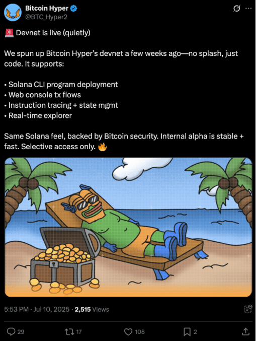 Bitcoin Hyper ve Solana'nın Gücüyle Gerçek Zamanlı İşlemler