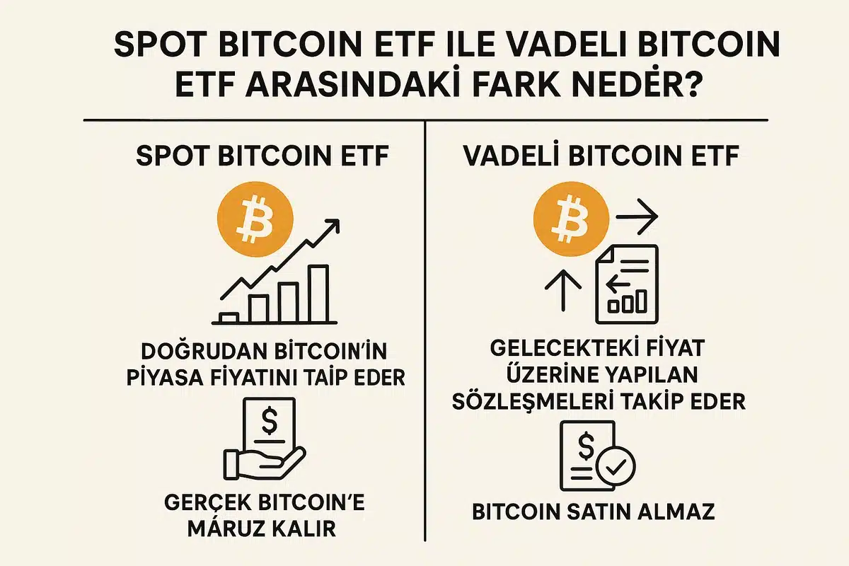 Spot Bitcoin ETF ile Vadeli Bitcoin ETF