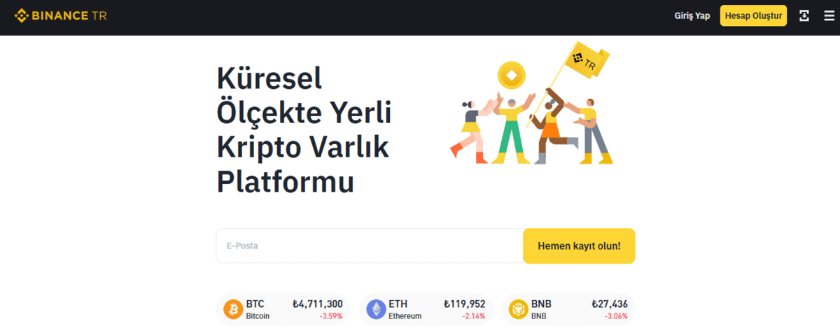 En İyi Fiat Kripto Borsaları - Binance