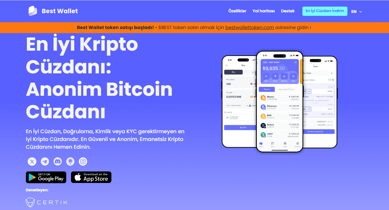 Mantle nasıl alınır sorusuna en basit cevap Best Wallet