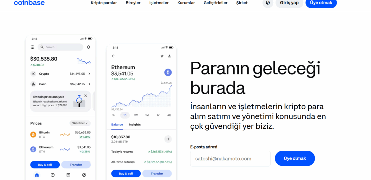 coinbase hisseleri