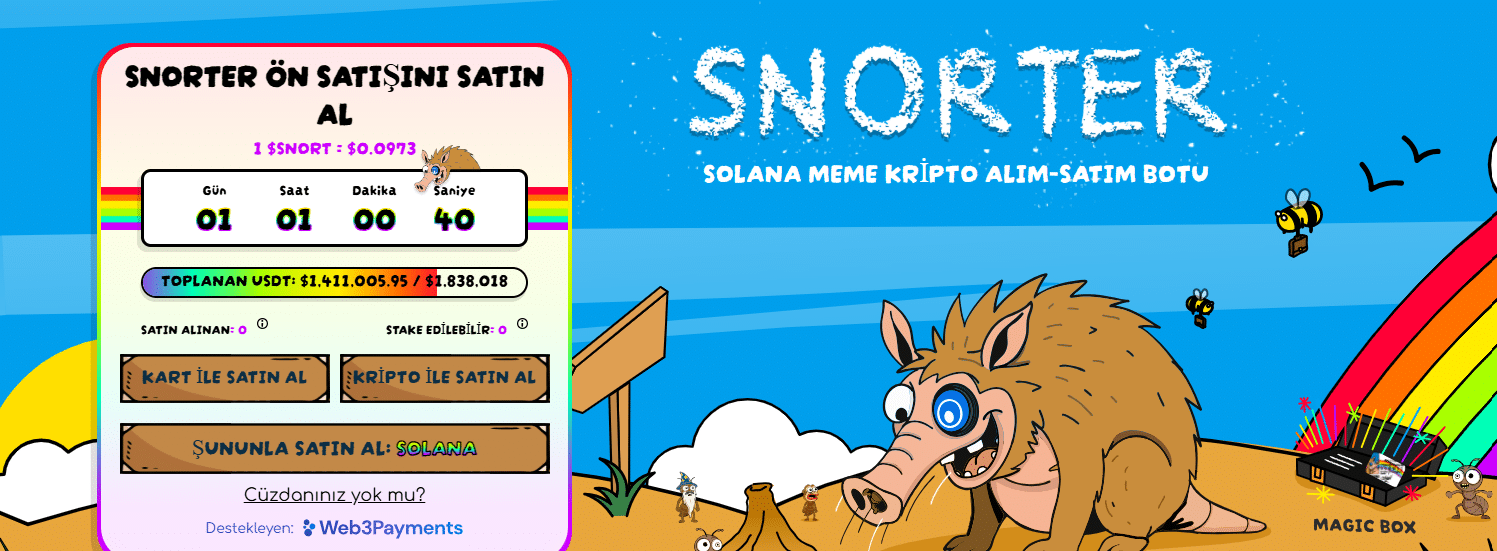 SNORTER ÖN SATIŞI