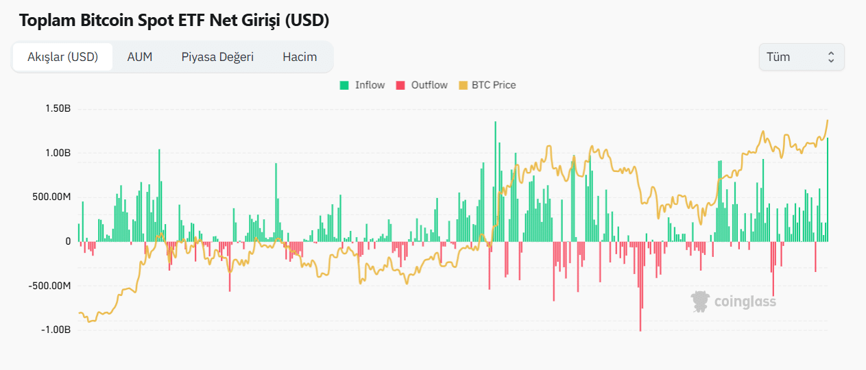 Bitcoin Spot ETF Net Akışı