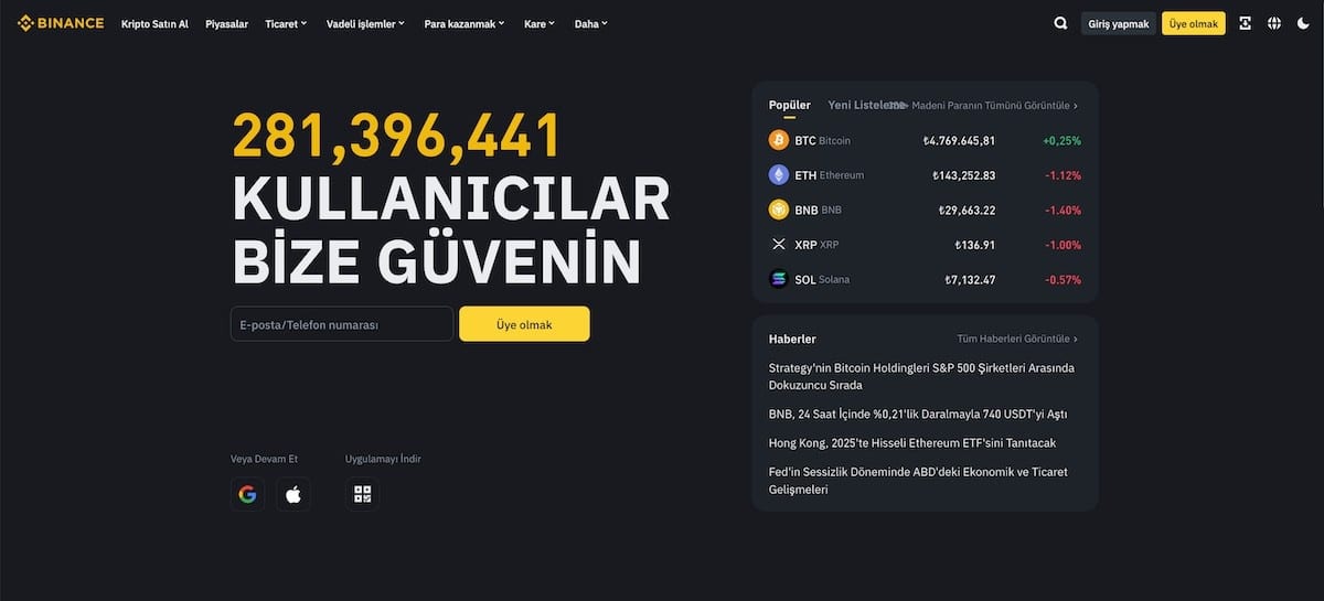 Binance ile kripto para nasıl satılır?