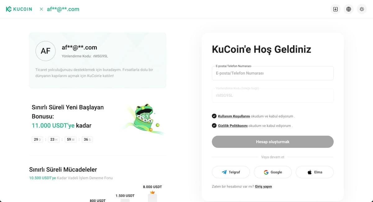 KuCoin ile nasıl kripto satılır?