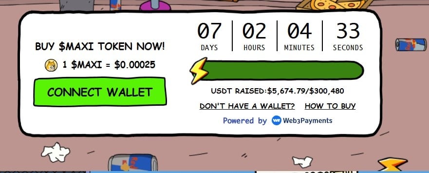 Maxidogetoken ön satışı