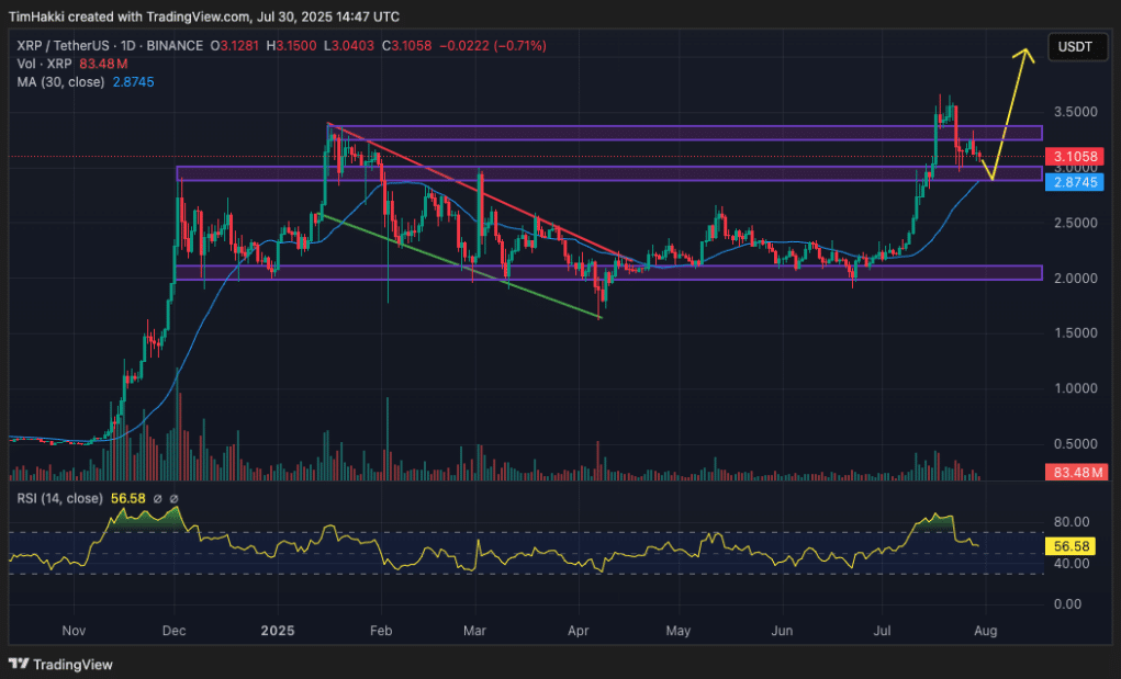 XRP 2025’te 20 Dolar mı