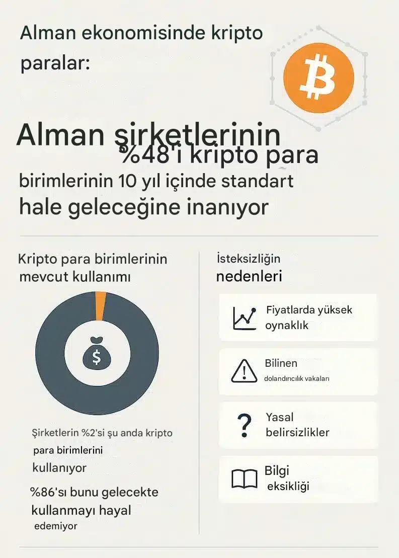 Kripto Paralar Standart mı Oluyor? Alman Şirketlerin Yarısı Hazır!